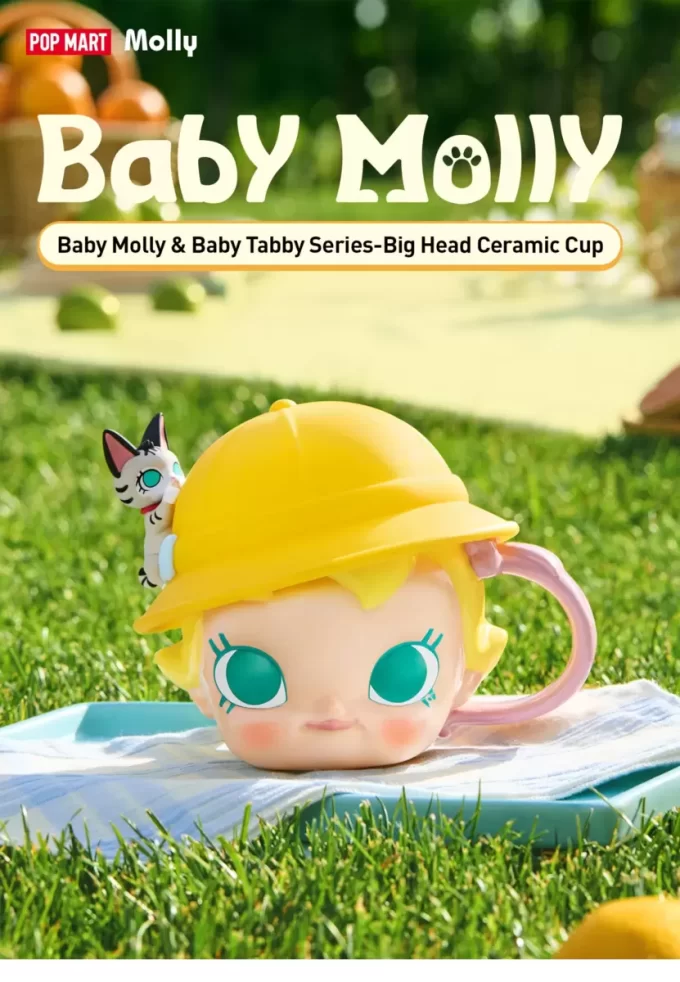 Baby Molly & Baby Tabby Series-Big Head Ceramic Cup