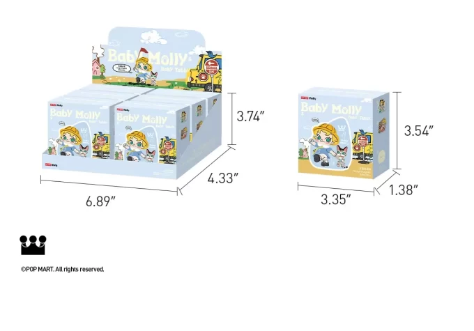 Baby Molly & Baby Tabby Series-Fridge Magnet Blind Box Baby Molly & Baby Tabby Series-Fridge Magnet Blind Box