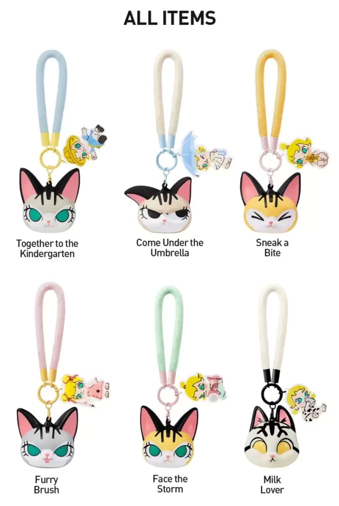 Baby Molly & Baby Tabby Series-Pinch Pendant Blind Box Baby Molly & Baby Tabby Series-Pinch Pendant Blind Box