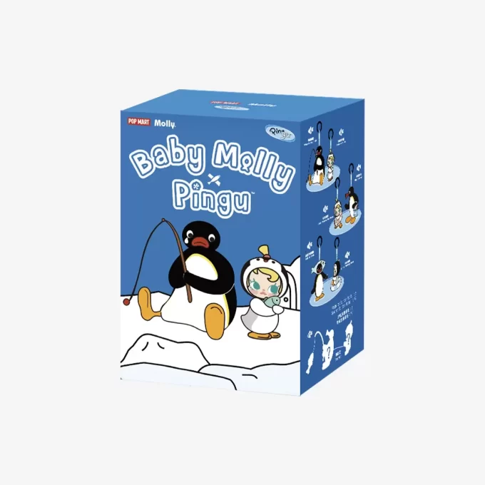 Baby Molly × Pingu Happy Fishing Series-Vinyl Plush Pendant Blind Box