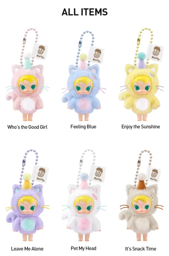 Baby Molly Pocket Friends Series-Vinyl Plush Pendant Blind Box