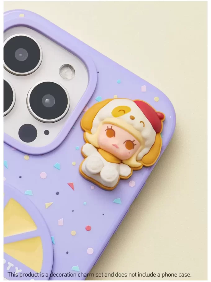 Bubble Cute Particle Pajama Party Series Decorative Buckle Set