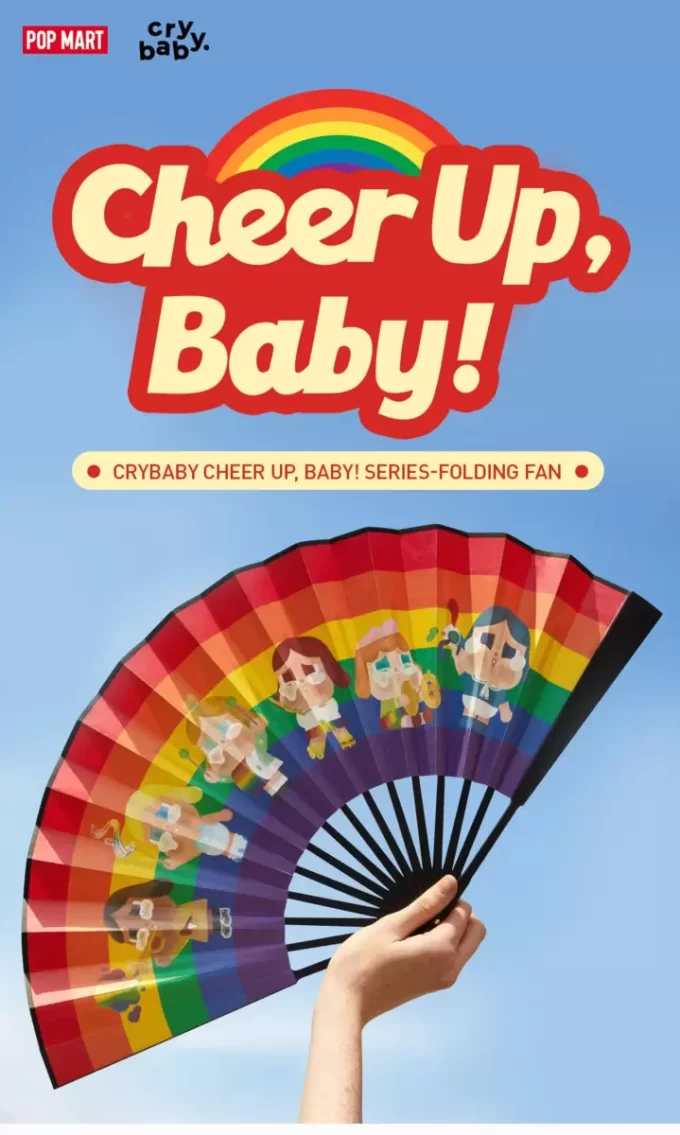 CRYBABY CHEER UP, BABY! SERIES-Folding Fan
