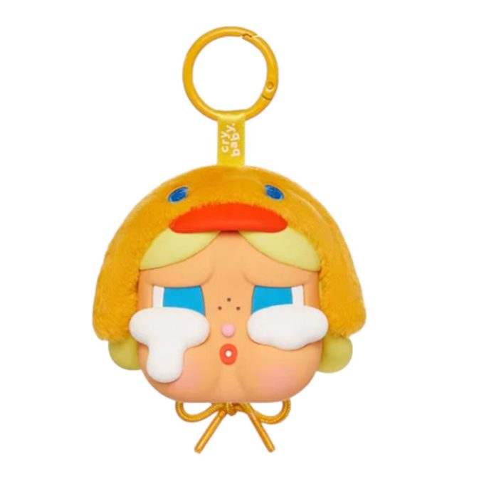 Crybaby Crying Again Vinyl Face Plush Earphone Case “DUCK YOU”