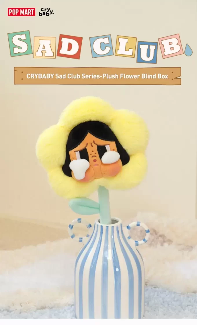 CRYBABY Sad Club Series – Plush Flower Blind Box