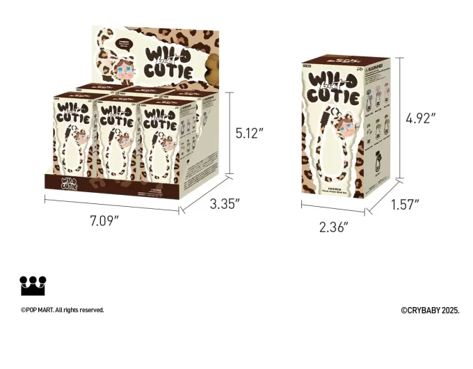 CRYBABY Wild But Cutie Series-Phone Charm Blind Box CRYBABY Wild But Cutie Series-Phone Charm Blind Box