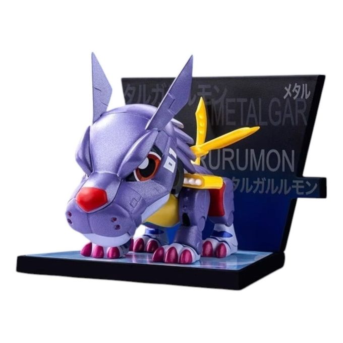 Digimon Fridge Magnet Sealed Case “Metal Garurumon”