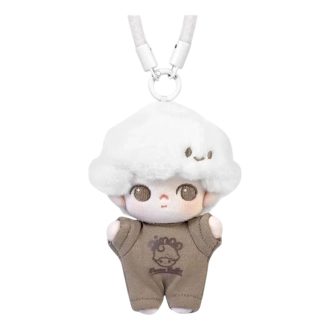 Dimoo Crush on Coffee Plush Keychain “Coconut Latte”