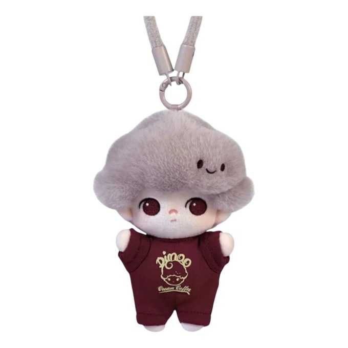 Dimoo Crush on Coffee Plush Keychain “Cold Brew Black Tea”
