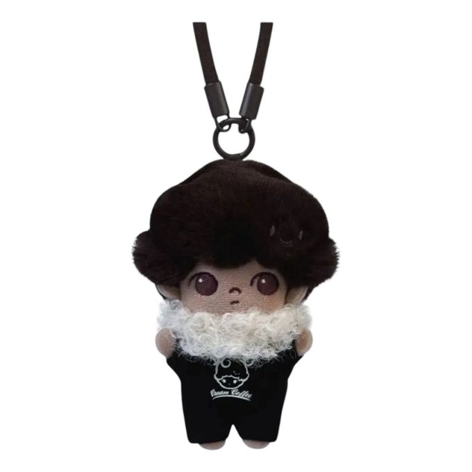 Dimoo Crush on Coffee Plush Keychain “Heartfelt Espresso” Secret Edition