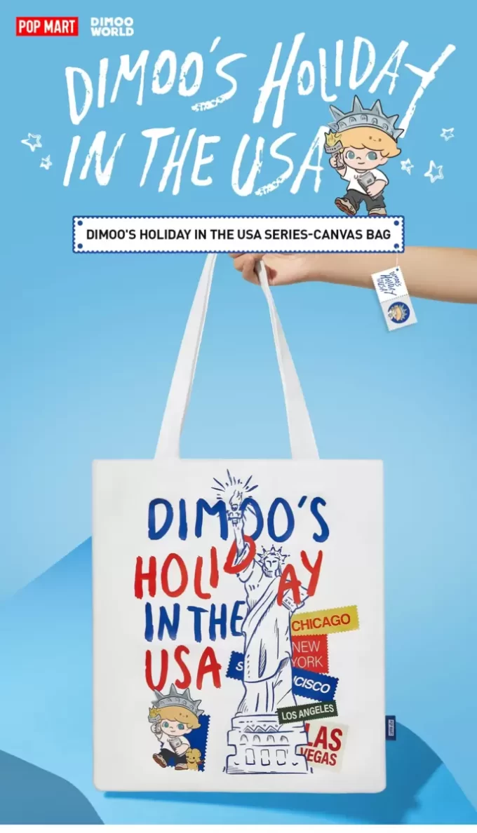 DIMOO’S HOLIDAY IN THE USA SERIES-Canvas Bag