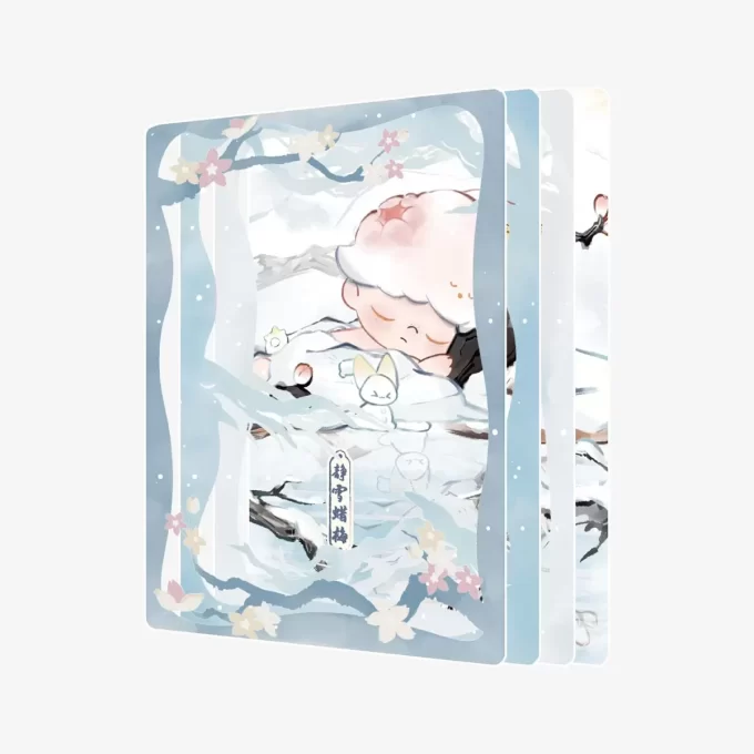 DIMOO Stories In The Cup Series Figures Art Collection Cards