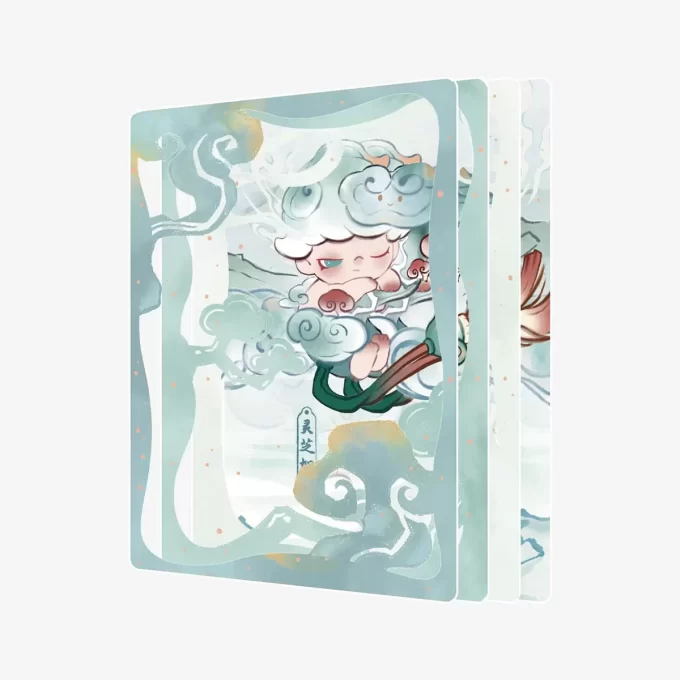 DIMOO Stories In The Cup Series Figures Art Collection Cards