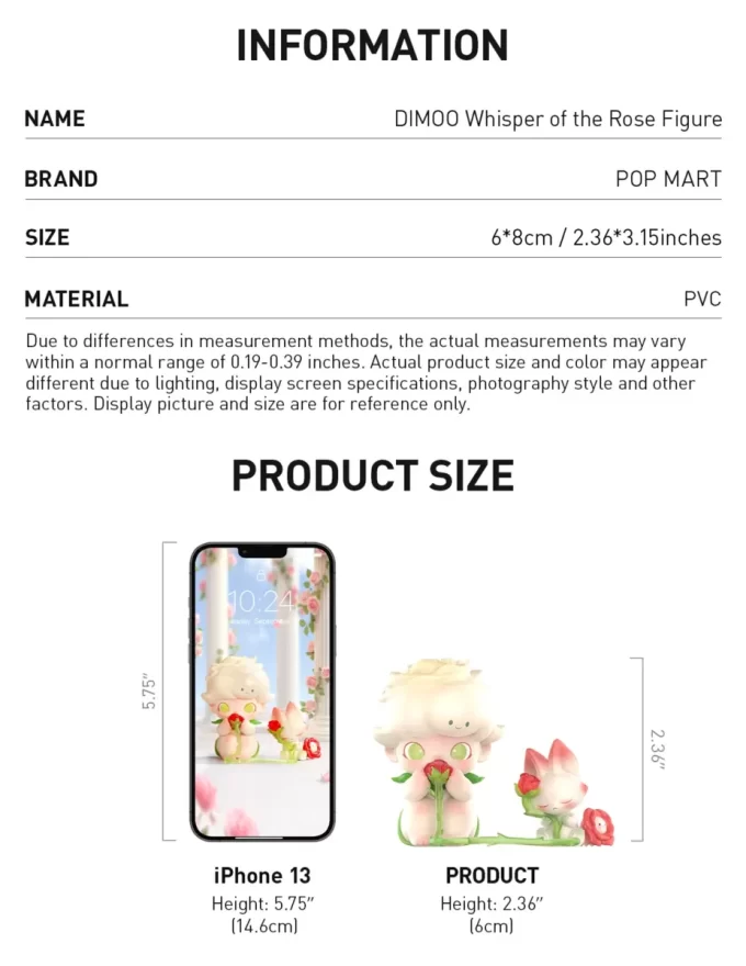 DIMOO Whisper Of The Rose Figure