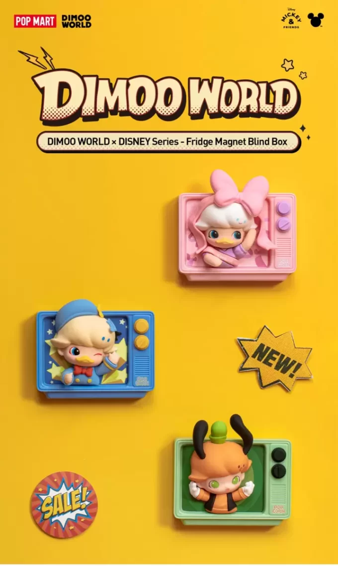 DIMOO WORLD × DISNEY Series-Fridge Magnet Blind Box DIMOO WORLD × DISNEY Series-Fridge Magnet Blind Box
