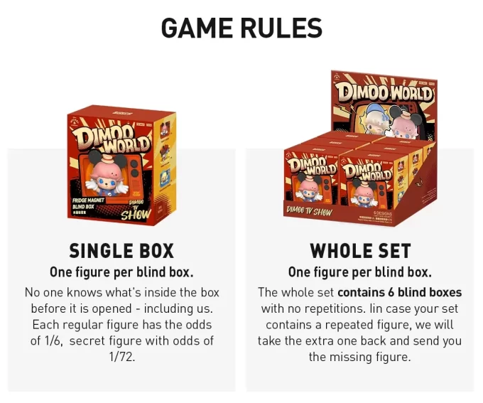 DIMOO WORLD × DISNEY Series-Fridge Magnet Blind Box DIMOO WORLD × DISNEY Series-Fridge Magnet Blind Box