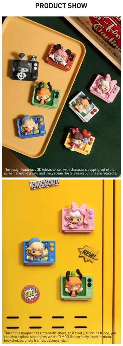 DIMOO WORLD × DISNEY Series-Fridge Magnet Blind Box DIMOO WORLD × DISNEY Series-Fridge Magnet Blind Box