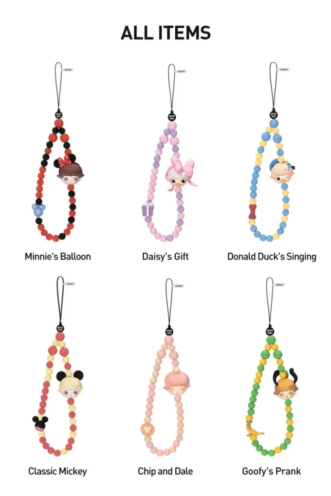 DIMOO WORLD × DISNEY Series-Mobile Phone Lanyard Blind Box DIMOO WORLD × DISNEY Series-Mobile Phone Lanyard Blind Box