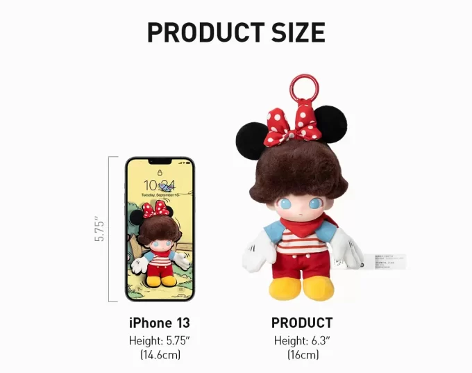 DIMOO WORLD × DISNEY Series-Vinyl Plush Keychain Blind Box DIMOO WORLD × DISNEY Series-Vinyl Plush Keychain Blind Box