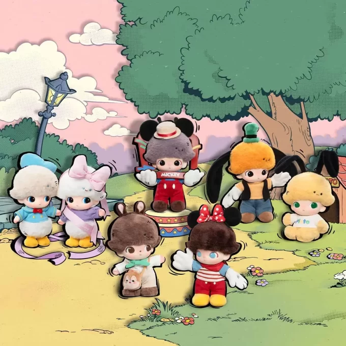 DIMOO WORLD × DISNEY Series-Vinyl Plush Keychain Blind Box DIMOO WORLD × DISNEY Series-Vinyl Plush Keychain Blind Box