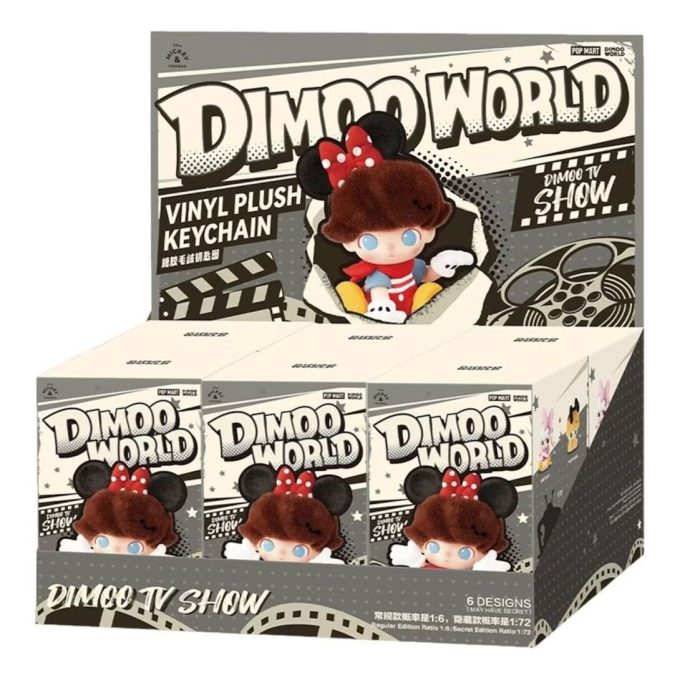 Disney Dimoo World Vinyl Plush Pendant Sealed Case (6 Blind Boxes)