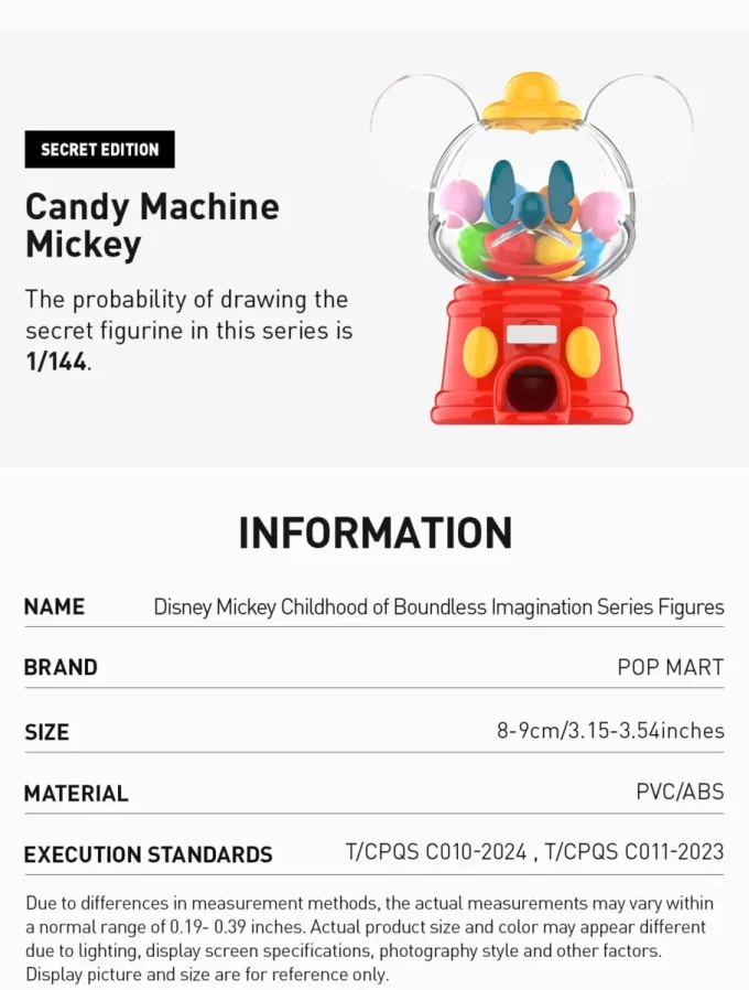 Disney Mickey Childhood Of Boundless Imagination Series Figures