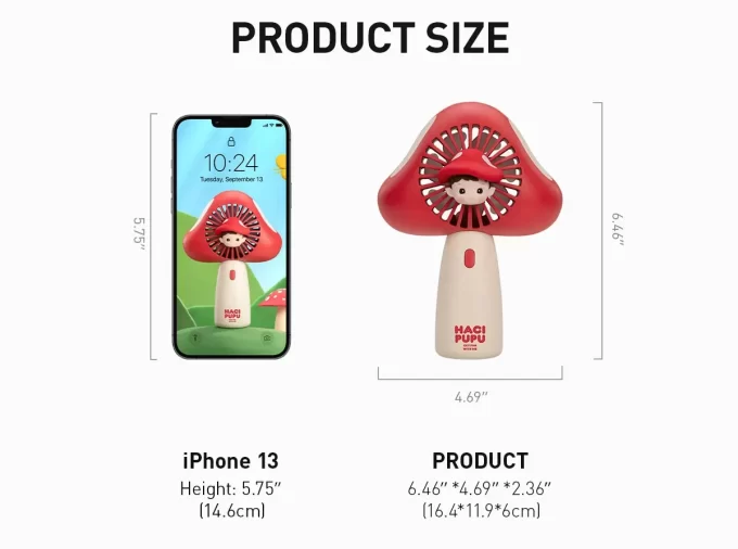 HACIPUPU Adventures In The Woods Series-Handheld Fan