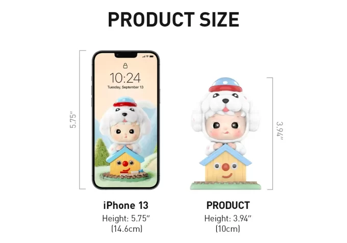 HACIPUPU Fluffy Puppy Figure