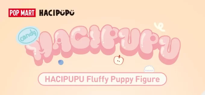 HACIPUPU Fluffy Puppy Figure