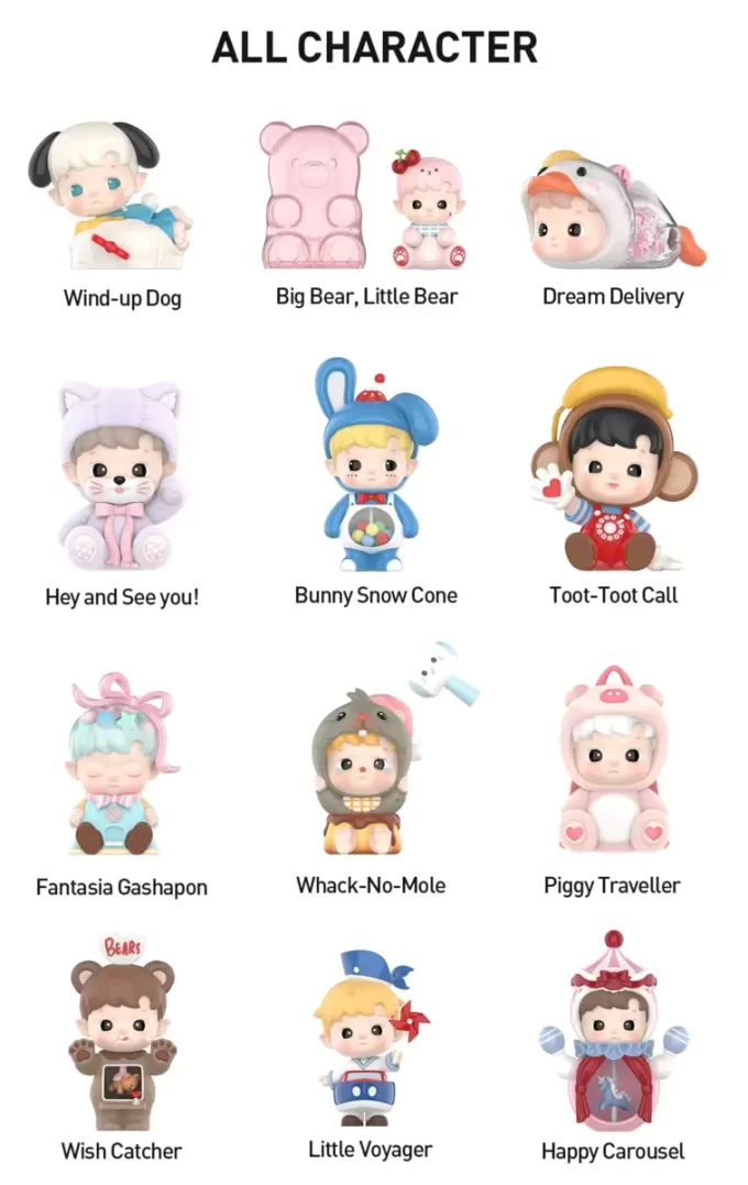 HACIPUPU Rolling Time Machine Series Figures HACIPUPU Rolling Time Machine Series Figures