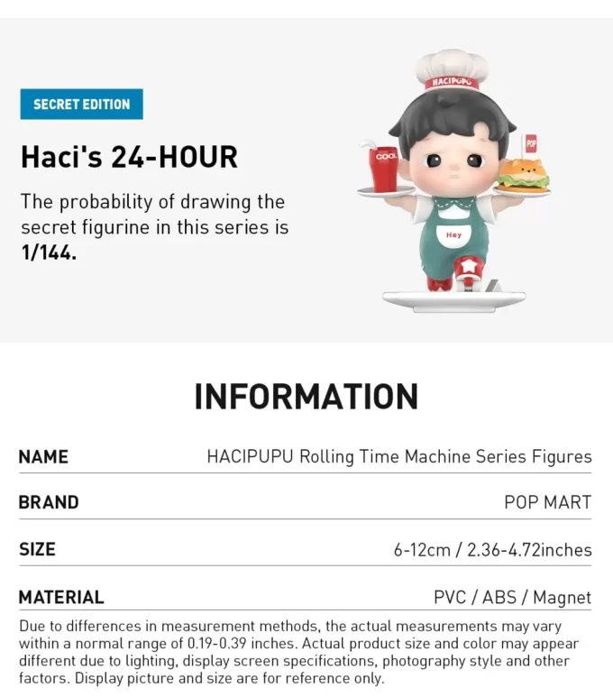 HACIPUPU Rolling Time Machine Series Figures HACIPUPU Rolling Time Machine Series Figures