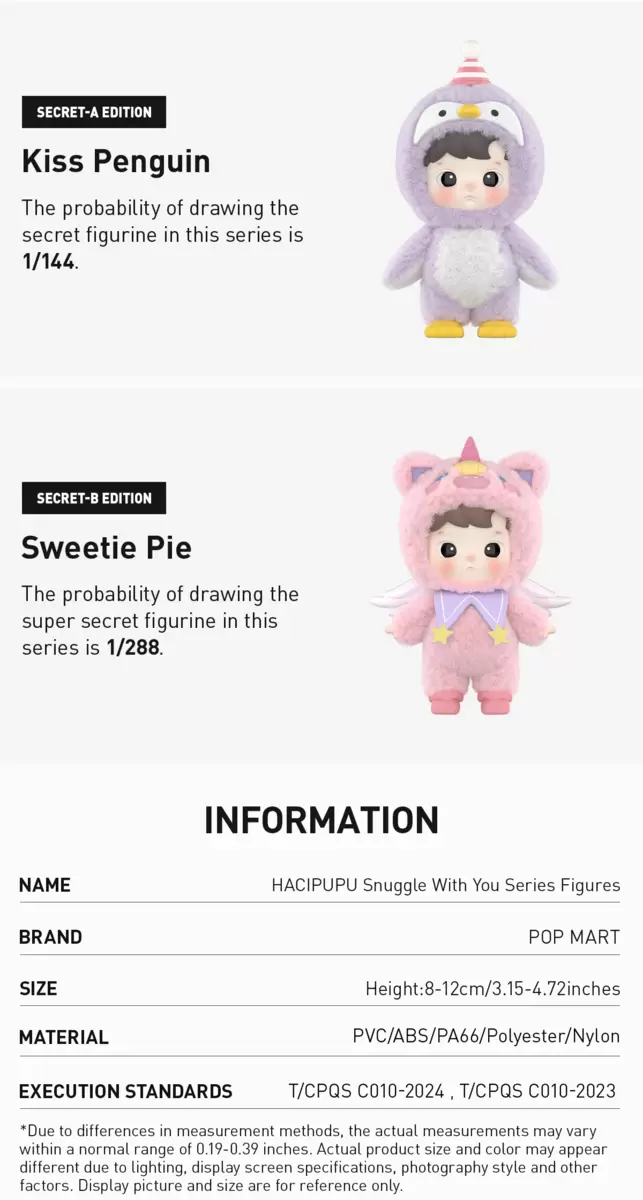HACIPUPU Snuggle With You Series Figures HACIPUPU Snuggle With You Series Figures