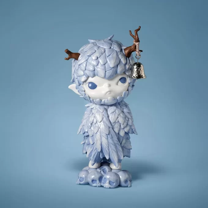 Hirono Ceramic Feather Figurine