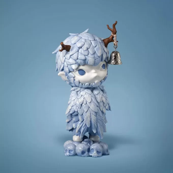 Hirono Ceramic Feather Figurine