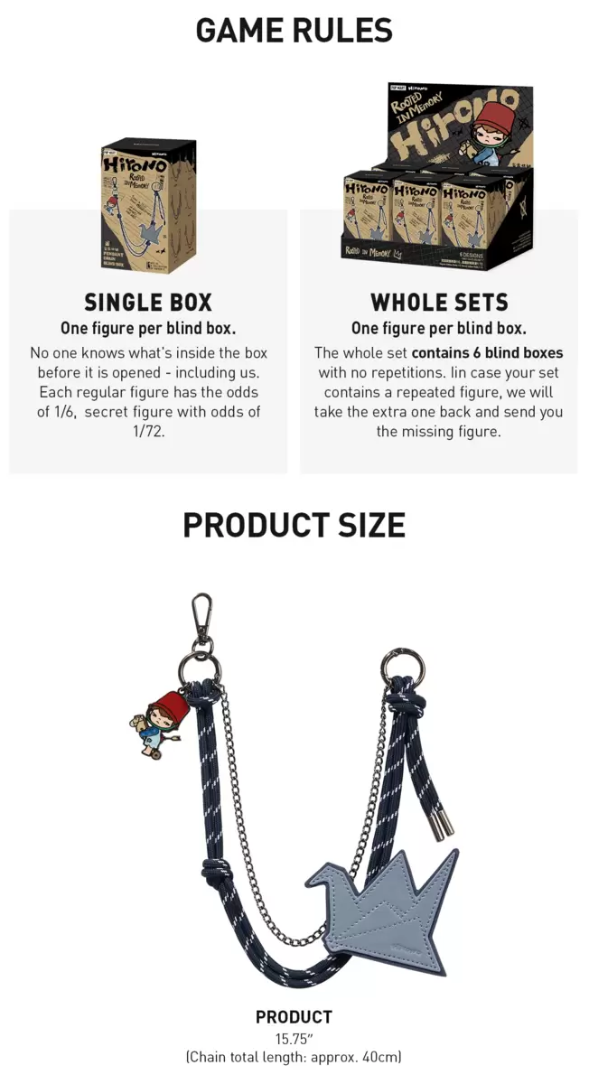 Hirono Echo Series – Pendant Chain Blind Box Hirono Echo Series – Pendant Chain Blind Box