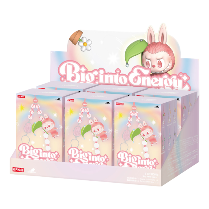 Labubu Big into Energy Phone Charm Sealed Case (6 Blind Boxes)