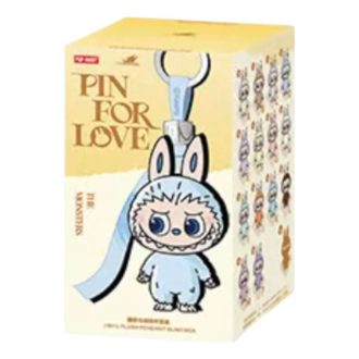 Labubu Pin for Love Plush Pendant Sealed Case (A-M) (1 Blind Box)