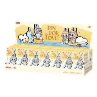 Labubu Pin for Love Plush Pendant Sealed Case (A-M) (14 Blind Boxes)