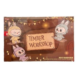 Labubu The Monsters Timber Workshop Playing on the Swing Pendant Pop Land Exclusive Sealed Case (6 Blind Boxes)
