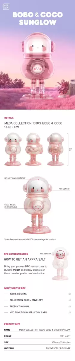 MEGA COLLECTION 1000% BOBO & COCO Sunglow MEGA COLLECTION 1000% BOBO & COCO Sunglow