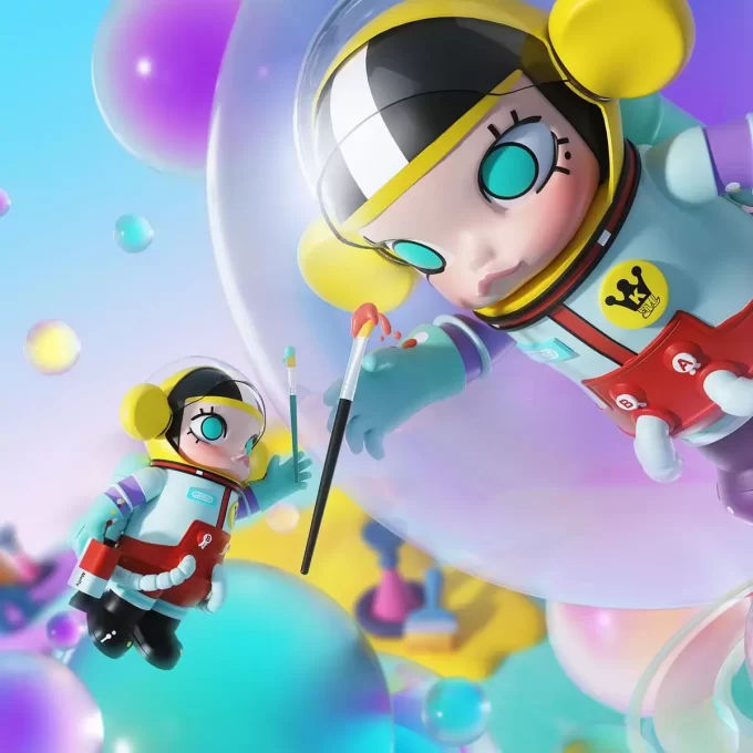 MEGA COLLECTION 1000% SPACE MOLLY Little Painter MEGA COLLECTION 1000% SPACE MOLLY Little Painter