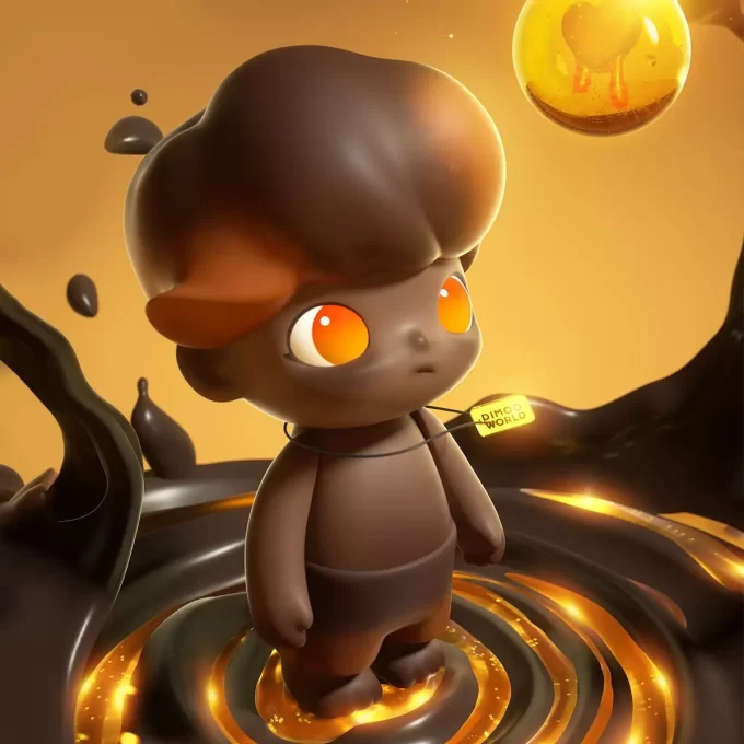 MEGA Collection 400% JUST DIMOO Maple Syrup Cocoa MEGA Collection 400% JUST DIMOO Maple Syrup Cocoa