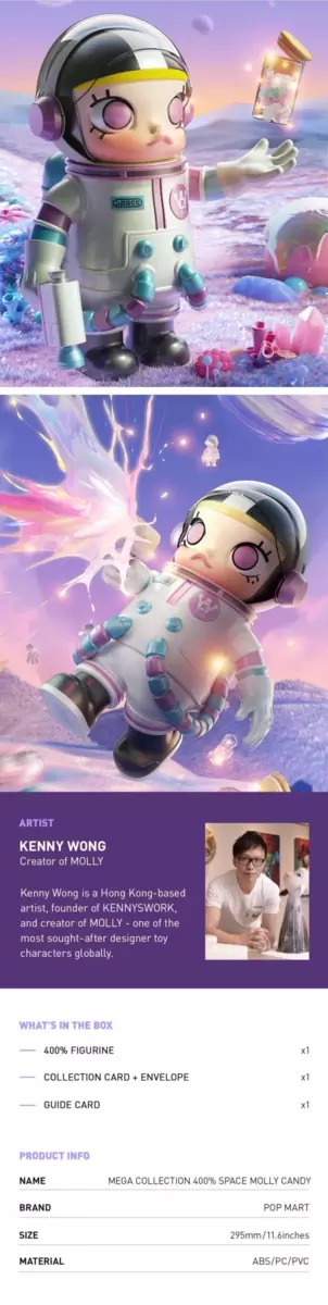 MEGA COLLECTION 400% SPACE MOLLY CANDY MEGA COLLECTION 400% SPACE MOLLY CANDY