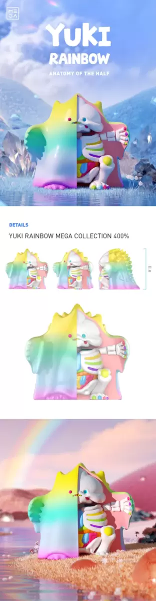 MEGA COLLECTION YUKI Rainbow 400% MEGA COLLECTION YUKI Rainbow 400%