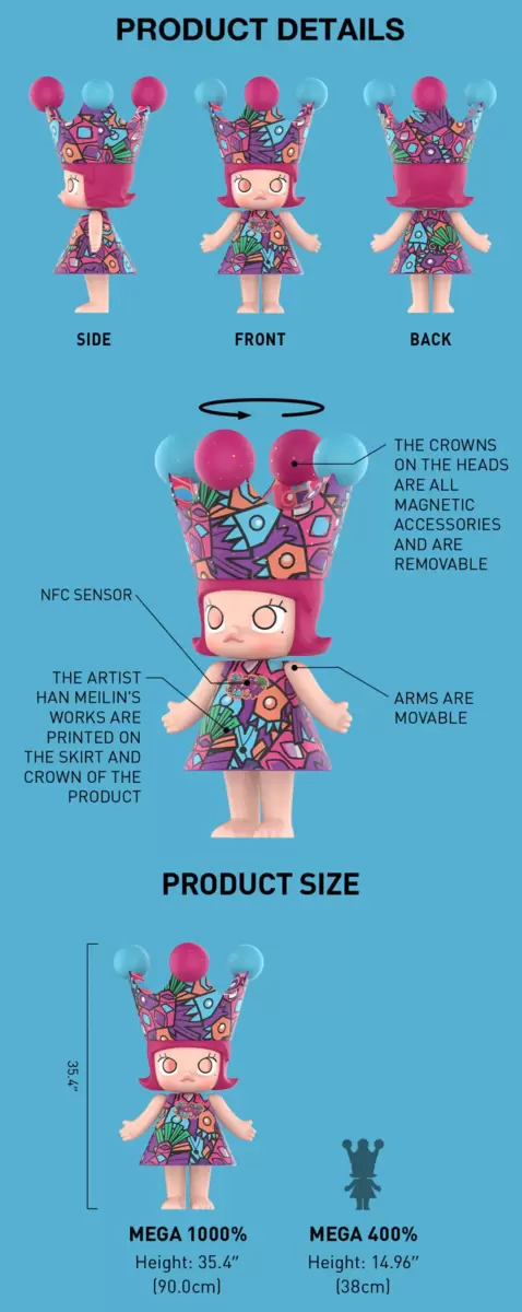 MEGA ROYAL MOLLY 1000% HAN MEILIN MEGA ROYAL MOLLY 1000% HAN MEILIN