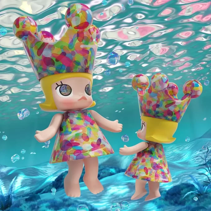 MEGA ROYAL MOLLY 400% Huang Yuxing-Bubbles