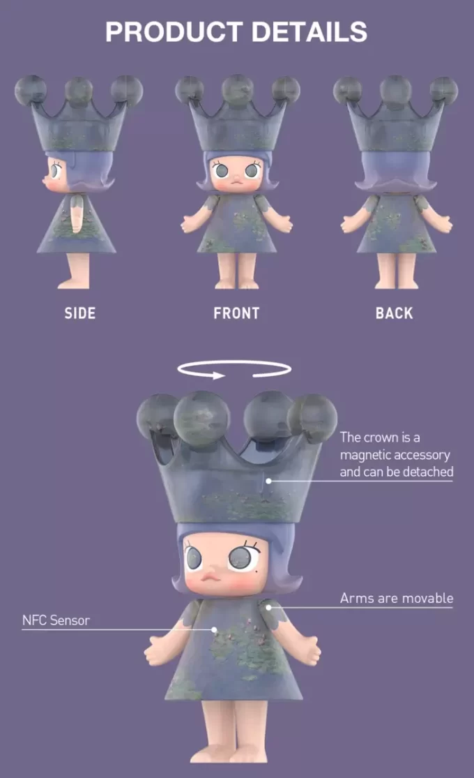 MEGA ROYAL MOLLY 1000% Monet-Les Nymphéas MEGA ROYAL MOLLY 1000% Monet-Les Nymphéas