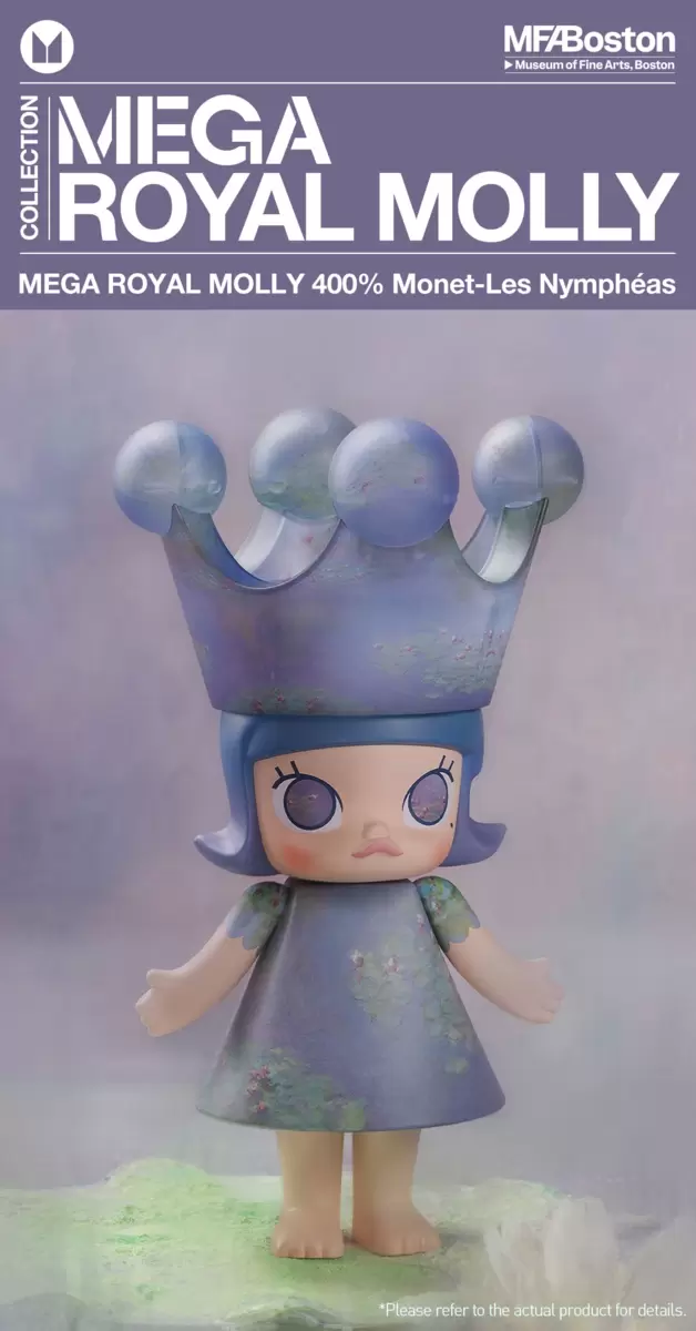 MEGA ROYAL MOLLY 400% Monet-Les Nymphéas MEGA ROYAL MOLLY 400% Monet-Les Nymphéas