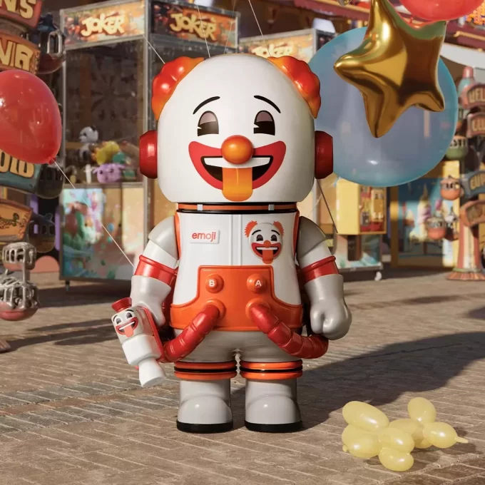 MEGA SPACE MOLLY 100% × Emoji™ Series