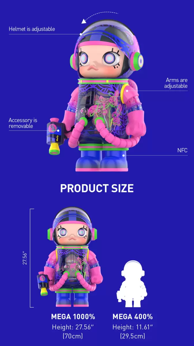 MEGA SPACE MOLLY 1000% CHEN FENWAN MEGA SPACE MOLLY 1000% CHEN FENWAN